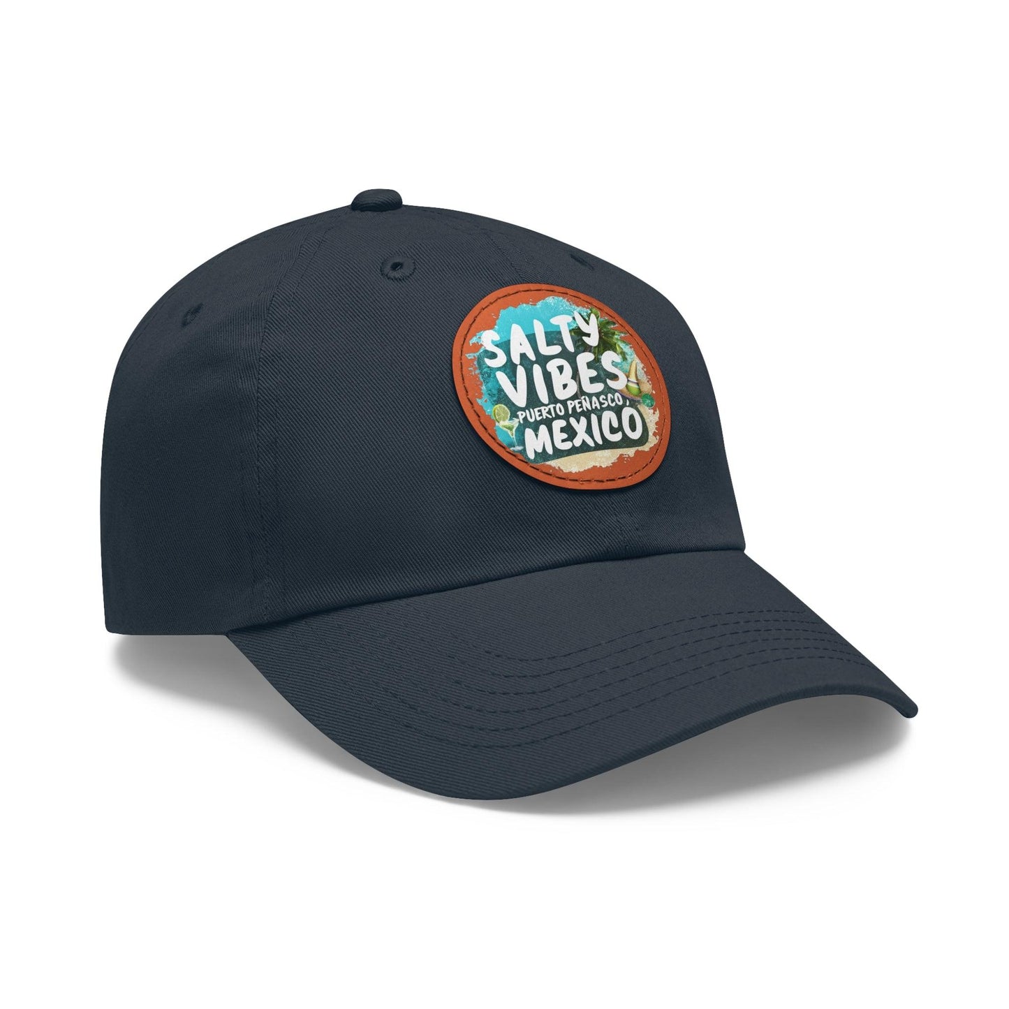 Salty Vibes Puerto Penasco Cap, Beach Hair Day Hat, Inspirational Beach Inspired Cap - Coastal Collections