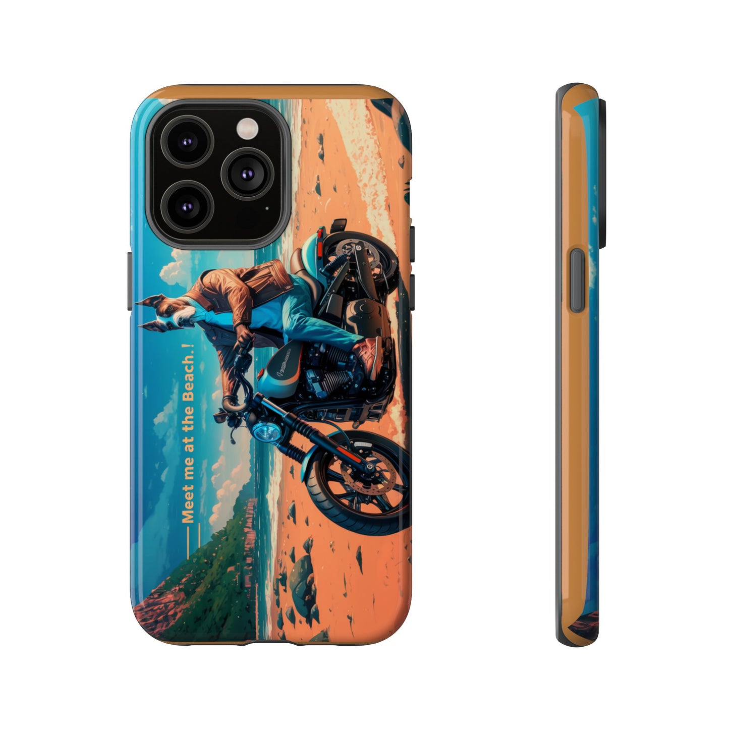 Let's Ride - Great Dane Biker Protective Phone Case