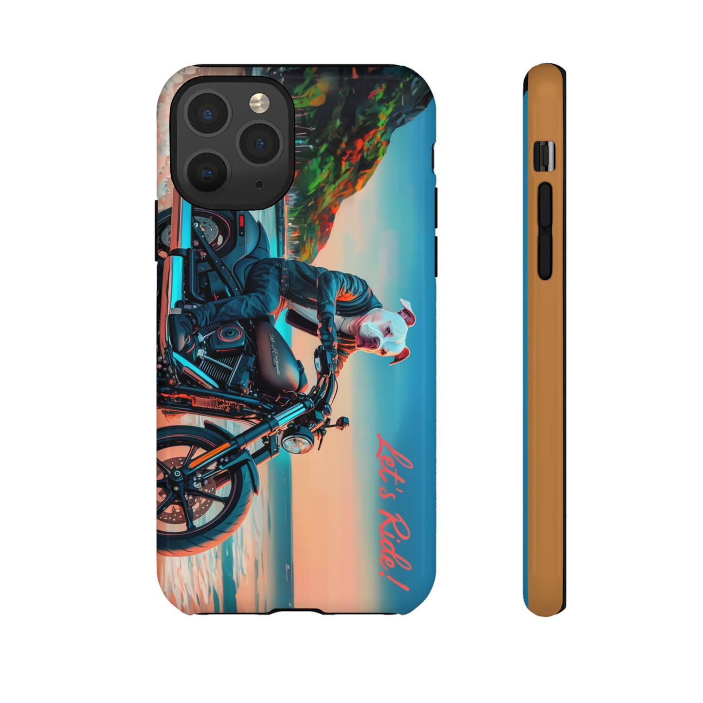 Let's Ride - Bulldog Biker Protective Phone Case