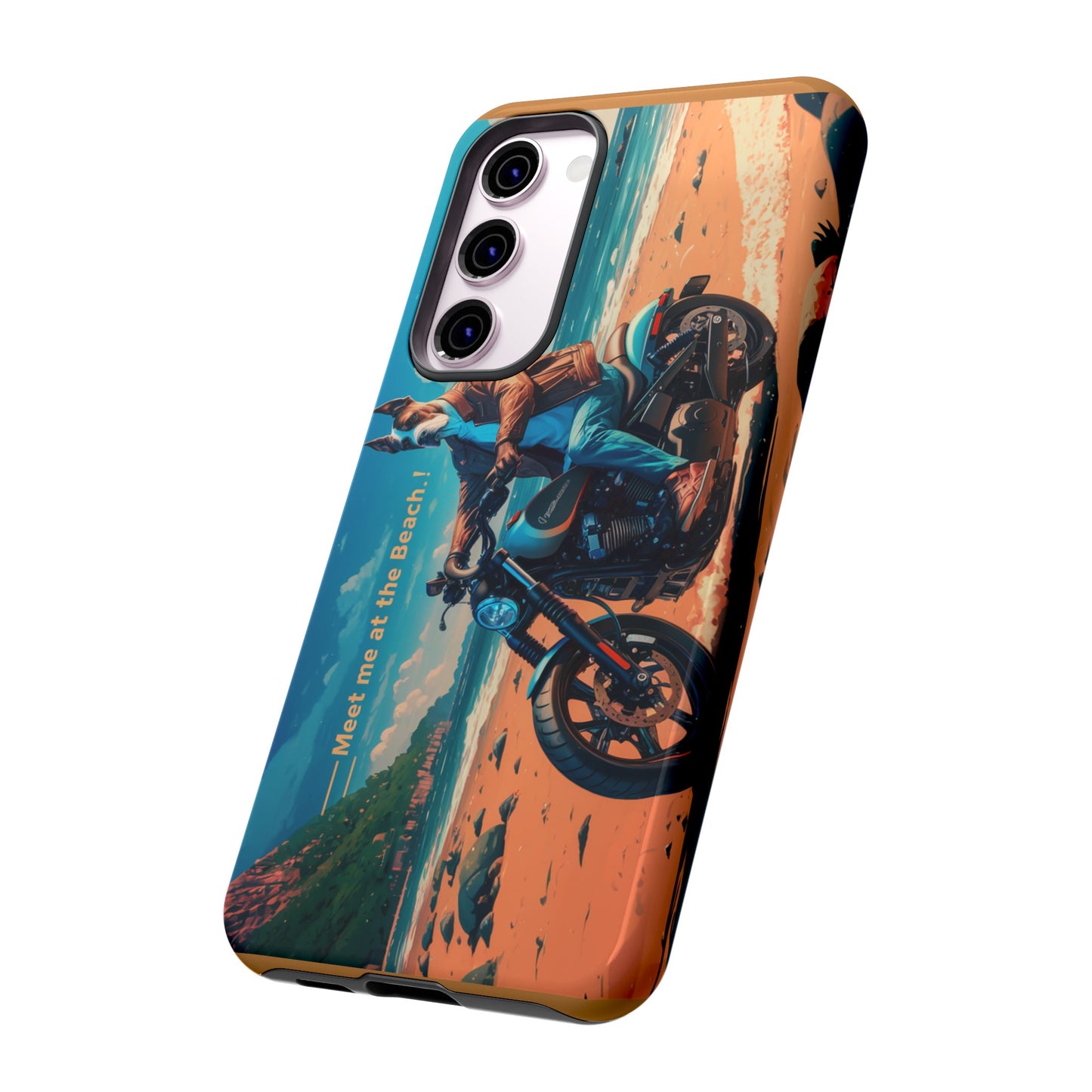 Let's Ride - Great Dane Biker Protective Phone Case