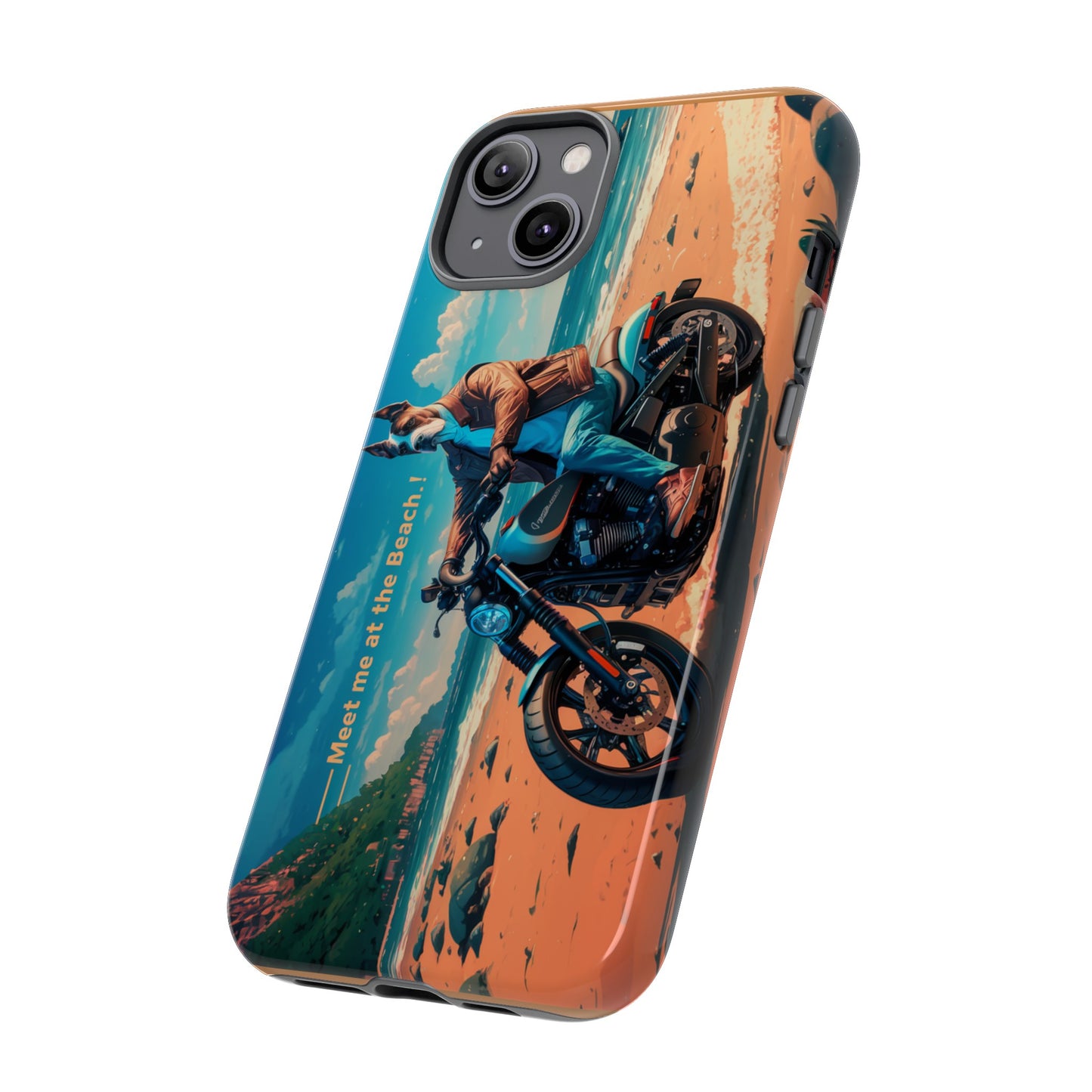 Let's Ride - Great Dane Biker Protective Phone Case