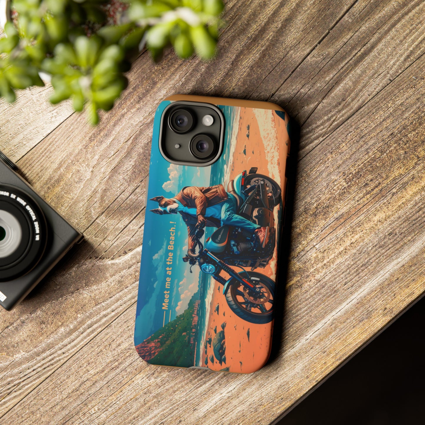 Let's Ride - Great Dane Biker Protective Phone Case