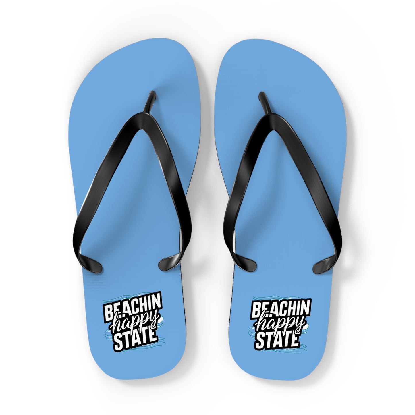 Beachin Happy State - Flip Flops, Sandals