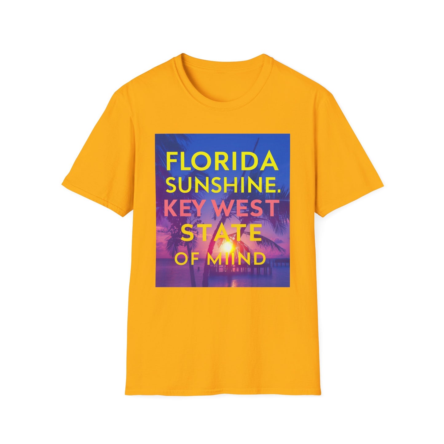 Florida Sunshine, Keywest - Unisex Softstyle T-Shirt