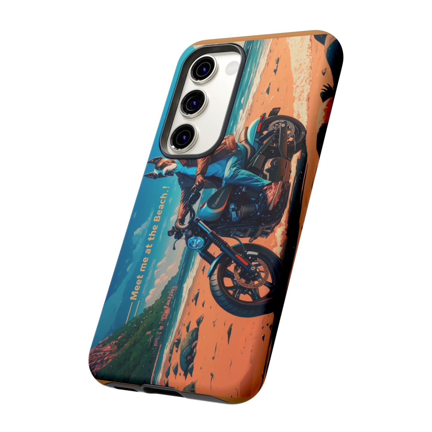 Let's Ride - Great Dane Biker Protective Phone Case