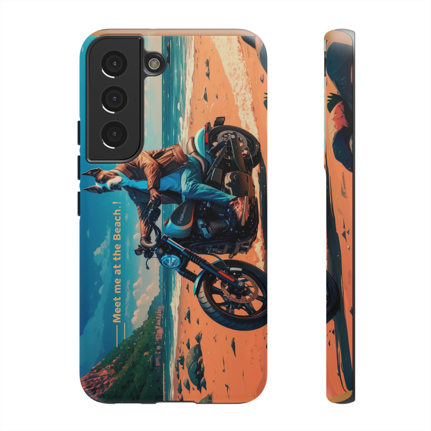 Let's Ride - Great Dane Biker Protective Phone Case