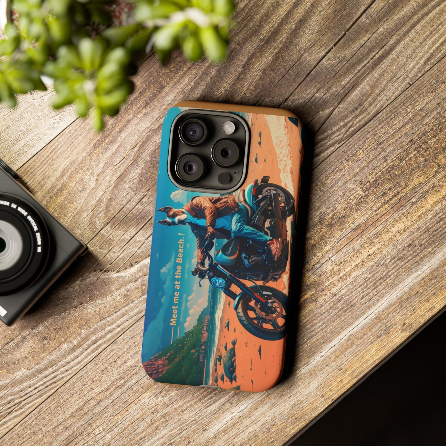 Let's Ride - Great Dane Biker Protective Phone Case