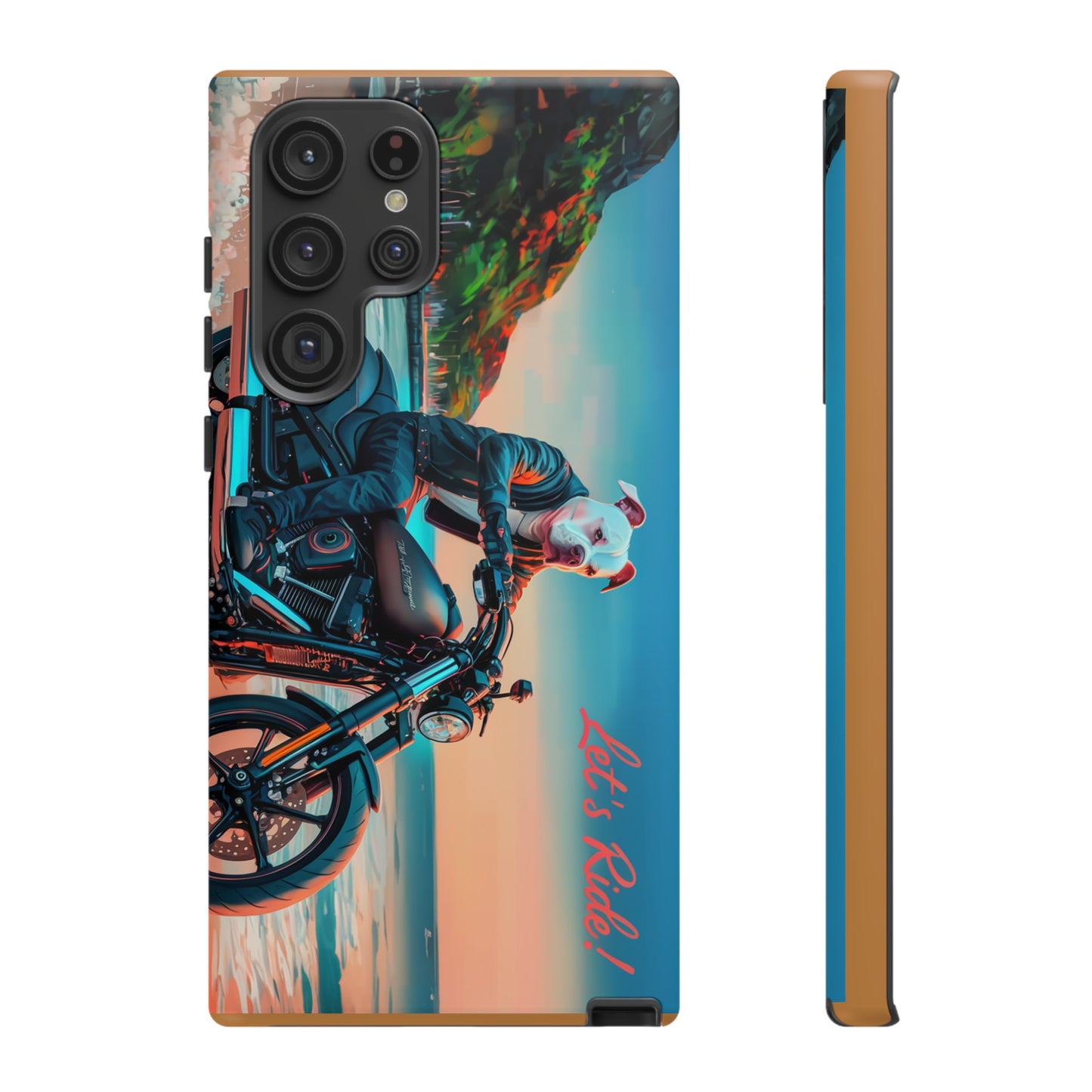 Let's Ride - Bulldog Biker Protective Phone Case