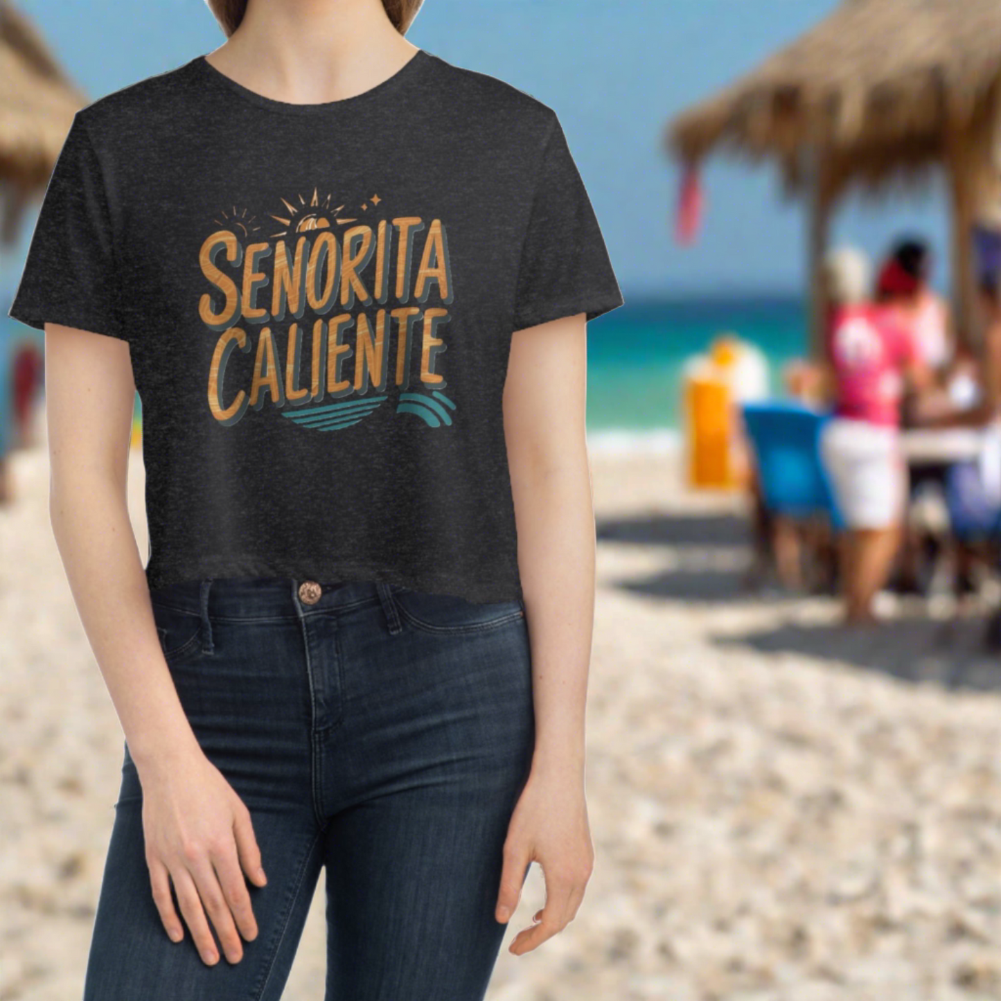 Señorita Caliente - Women's Flowy Cropped Top