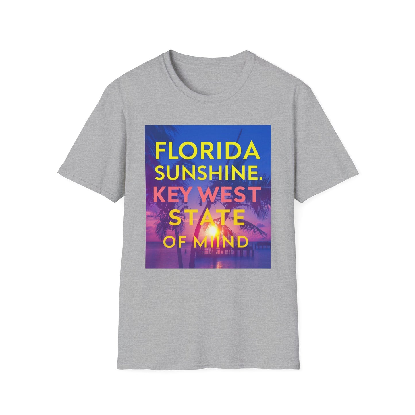 Florida Sunshine, Keywest - Unisex Softstyle T-Shirt