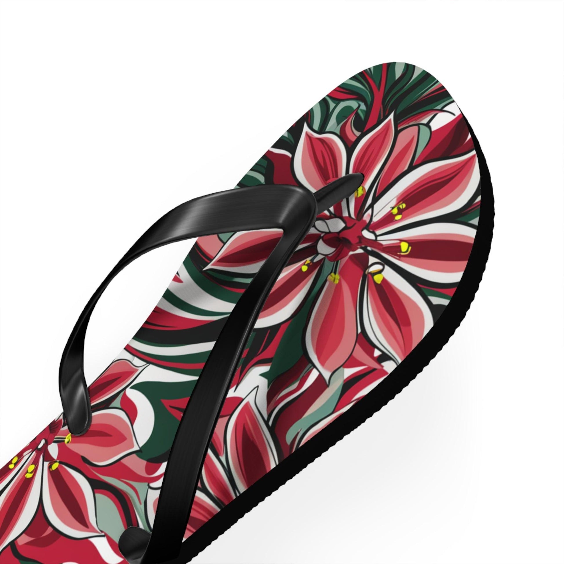 Oleander Flower Inspired Flip Flops, Express Your Beach Loving Self - Coastal Collections