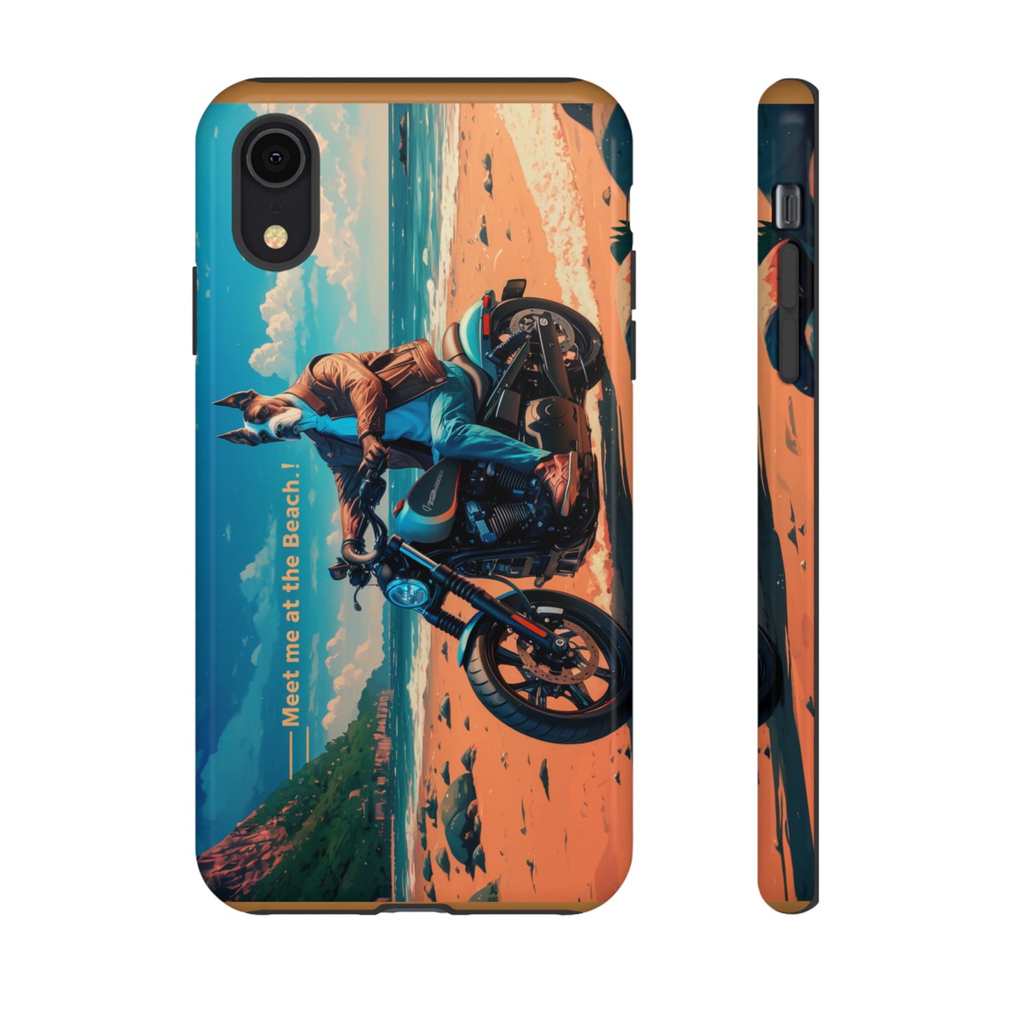 Let's Ride - Great Dane Biker Protective Phone Case