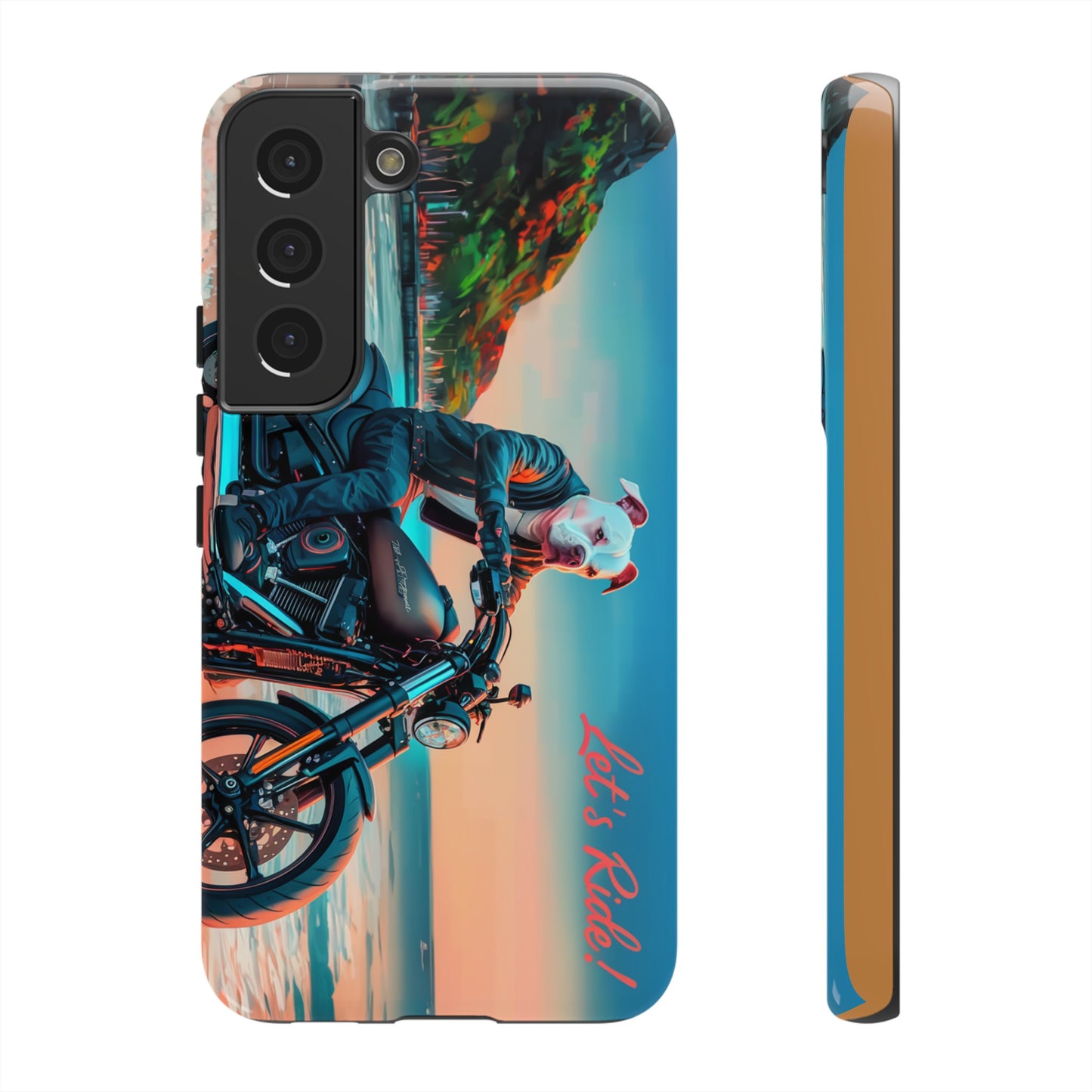 Let's Ride - Bulldog Biker Protective Phone Case