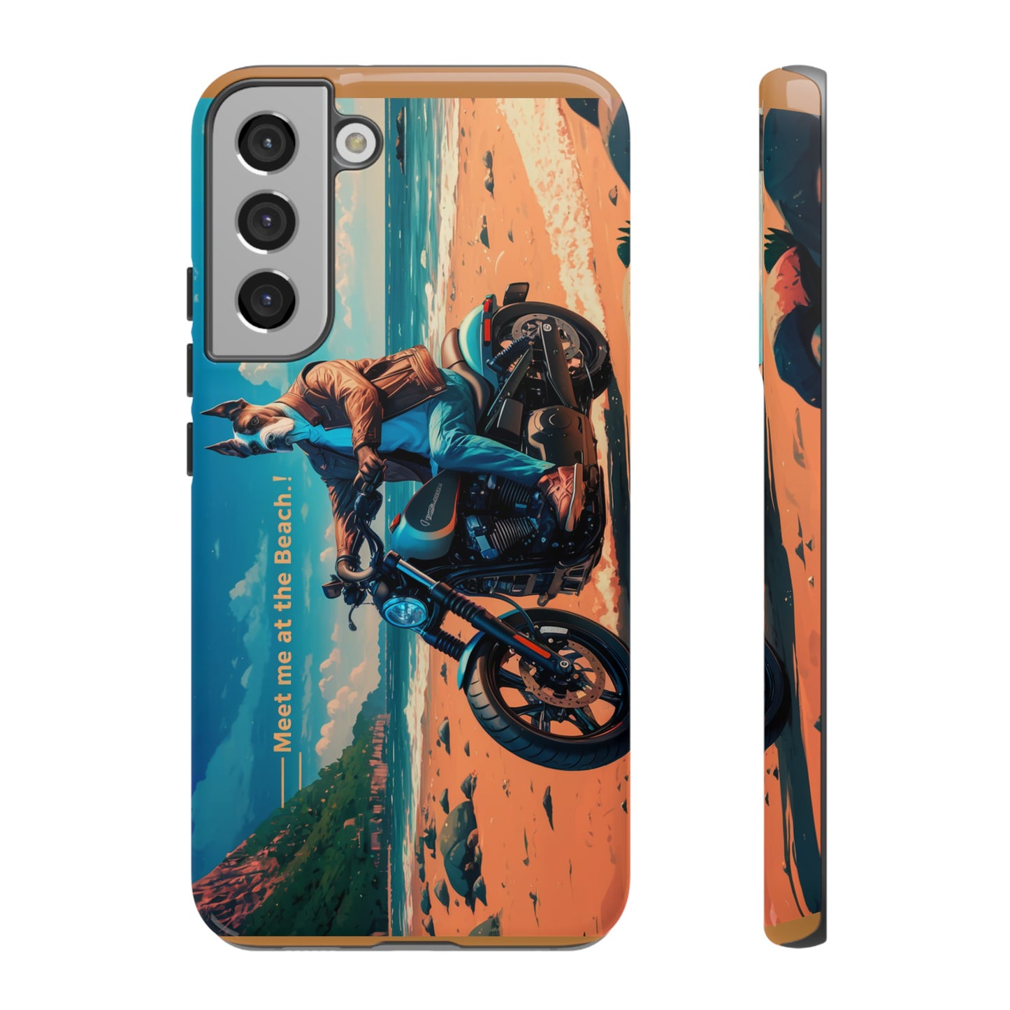 Let's Ride - Great Dane Biker Protective Phone Case