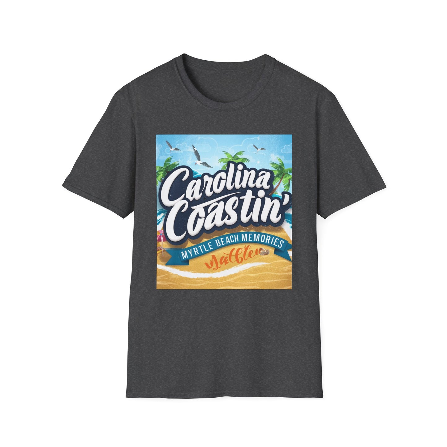 Carolina Coastin, Myrtle Beach - Unisex Softstyle T-Shirt