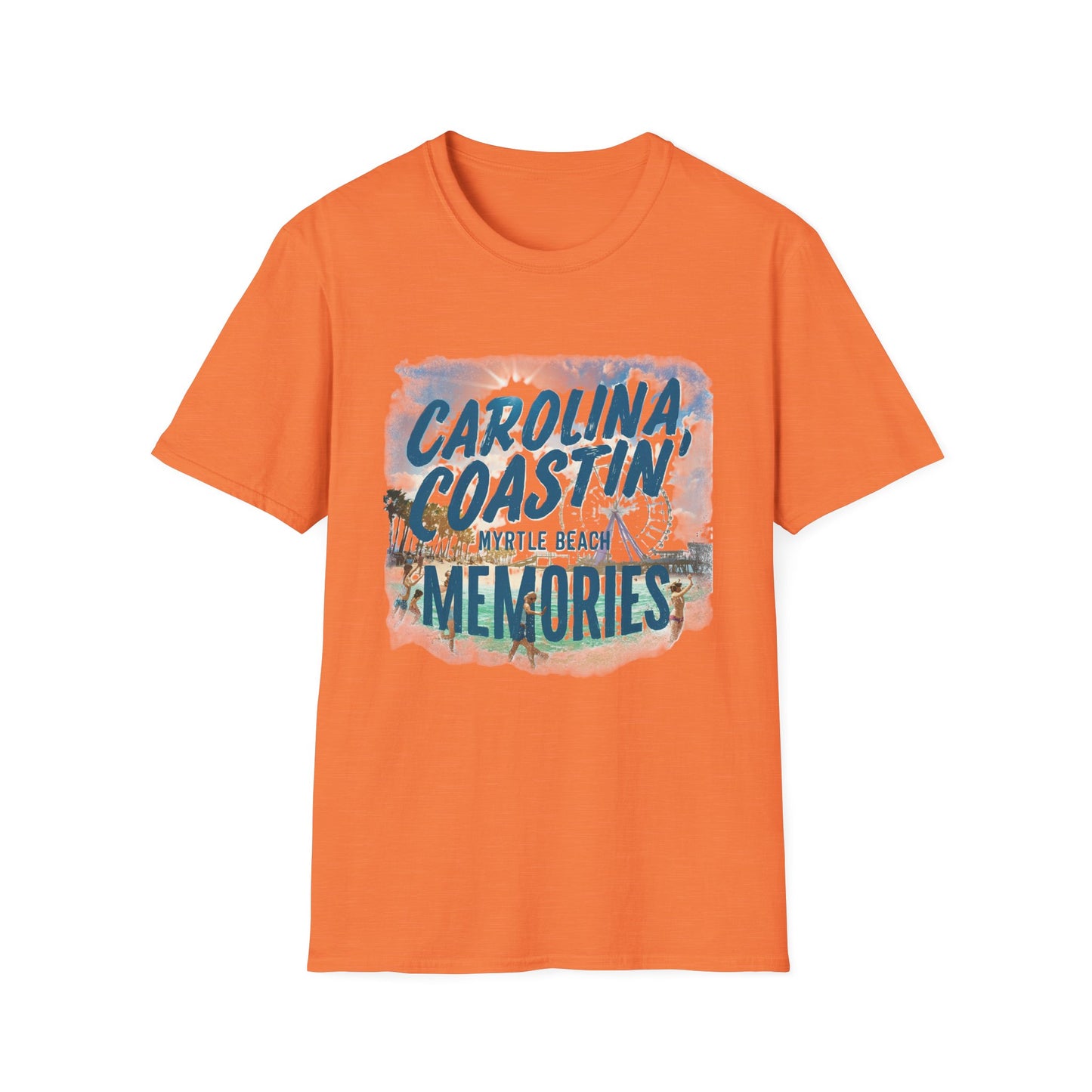 Carolina Coastin, Myrtle Beach - Unisex Softstyle T-Shirt