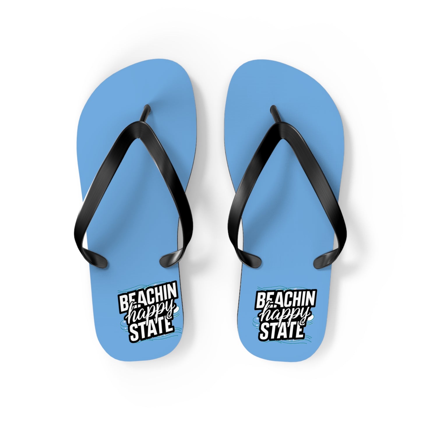 Beachin Happy State - Flip Flops, Sandals