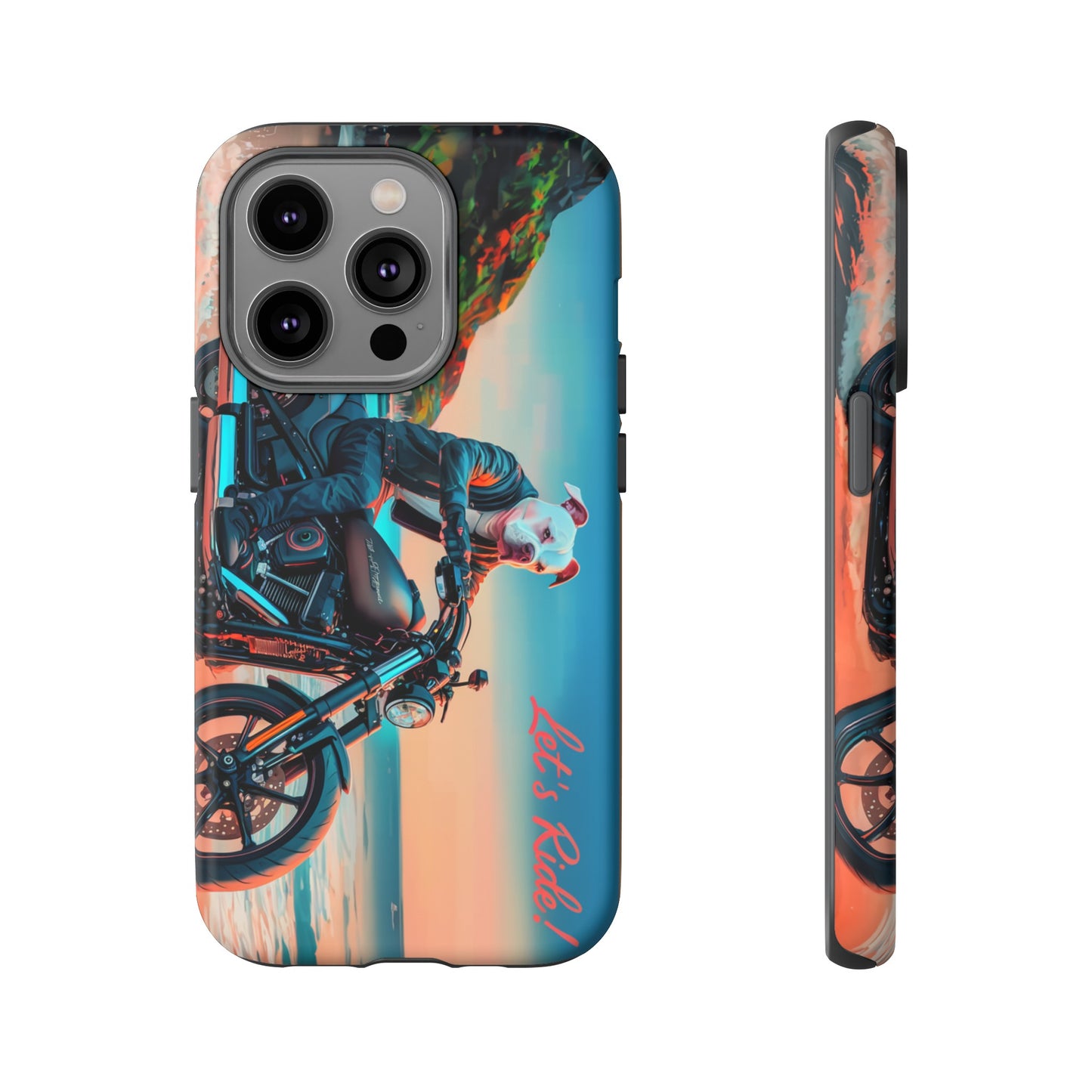 Let's Ride - Bulldog Biker Protective Phone Case