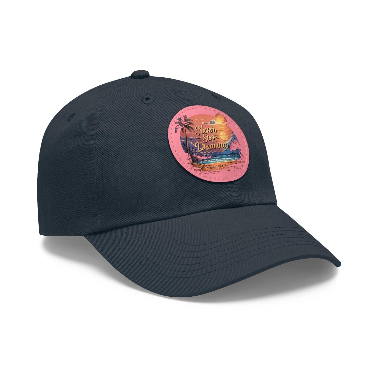 Never Stop Dreamin Cap, Beach Hair Day Hat, Inspirational Beach Inspired Cap - Coastal Collections