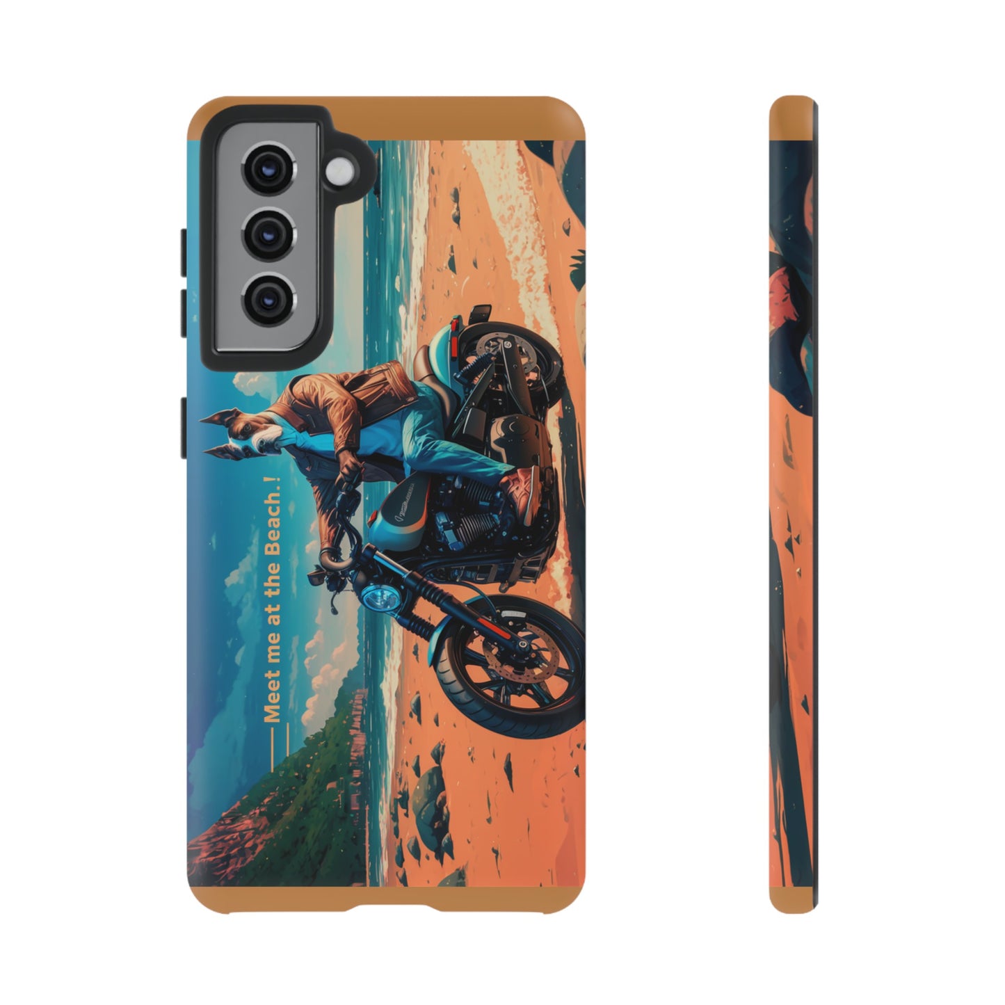 Let's Ride - Great Dane Biker Protective Phone Case