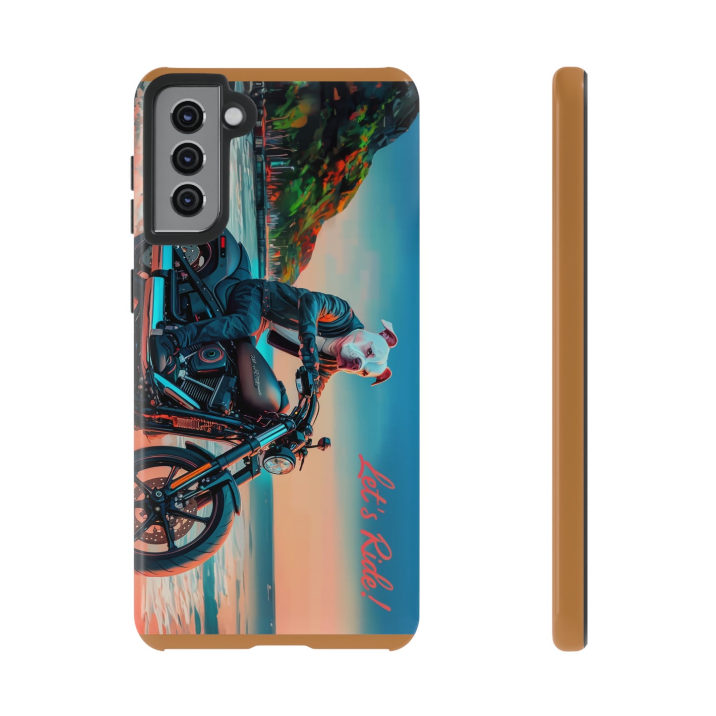 Let's Ride - Bulldog Biker Protective Phone Case