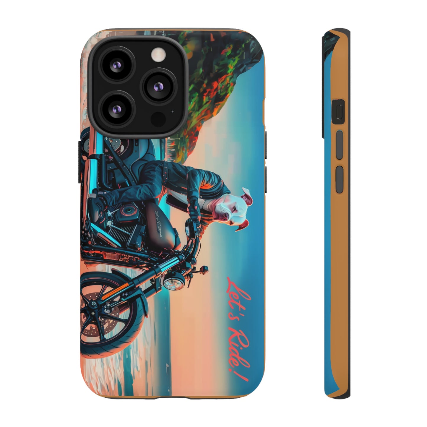 Let's Ride - Bulldog Biker Protective Phone Case