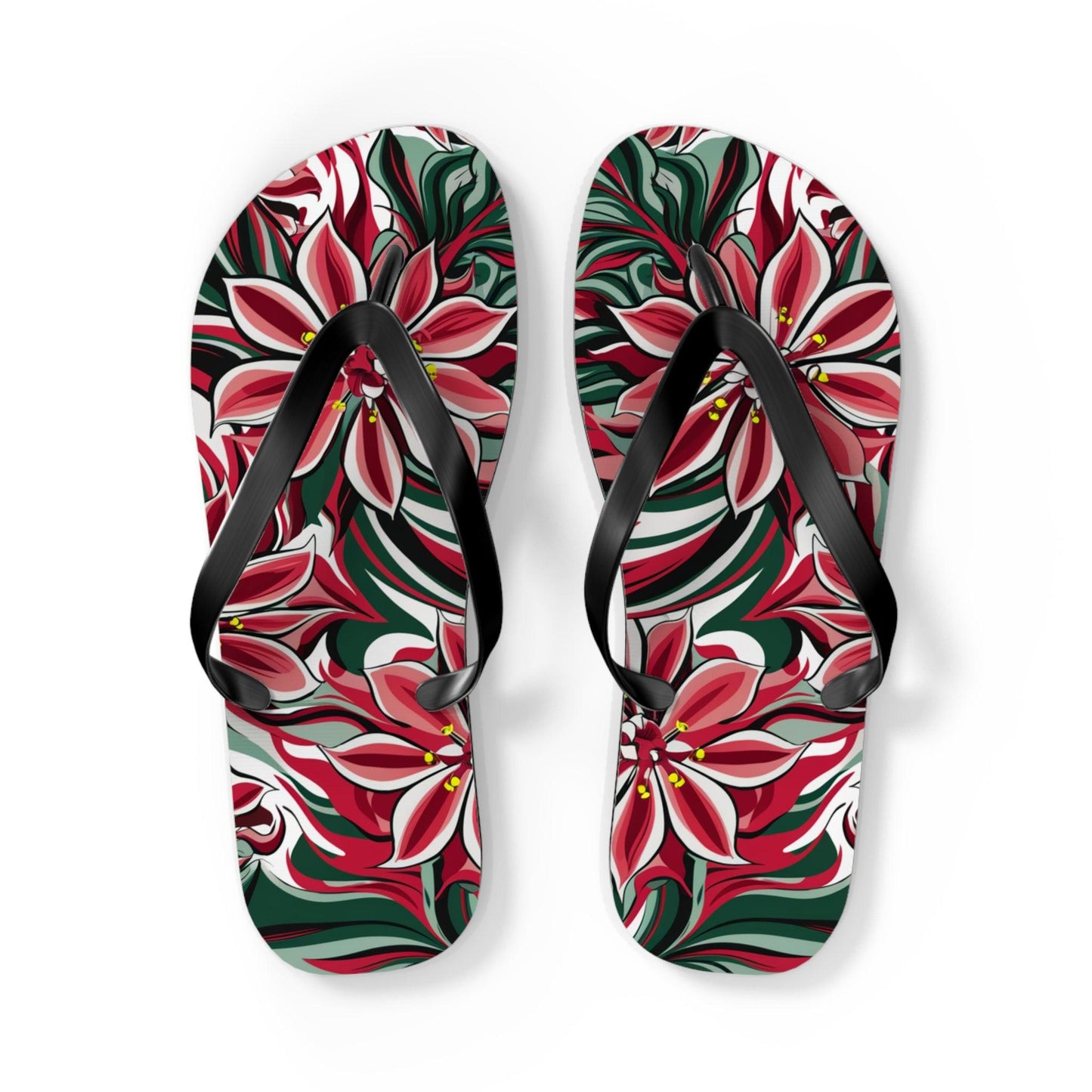 Oleander Flower Inspired Flip Flops, Express Your Beach Loving Self - Coastal Collections