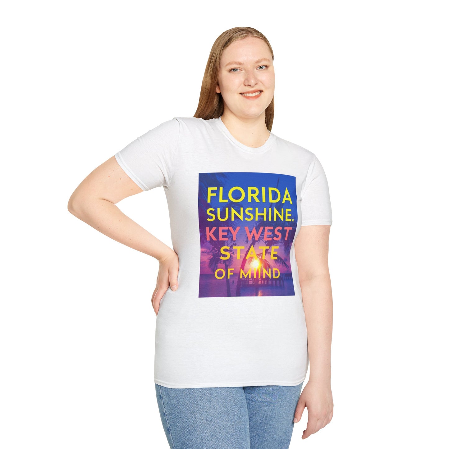 Florida Sunshine, Keywest - Unisex Softstyle T-Shirt