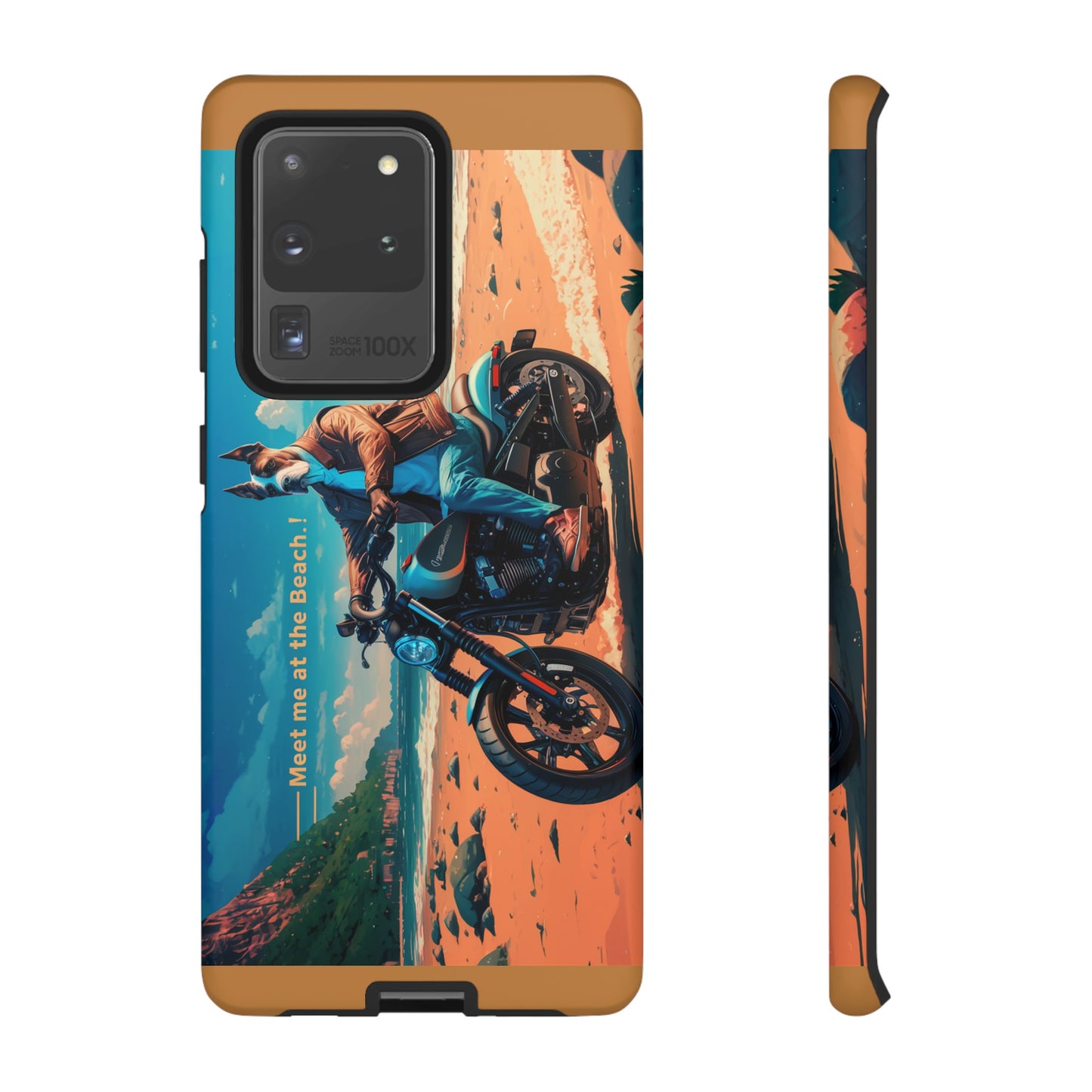 Let's Ride - Great Dane Biker Protective Phone Case