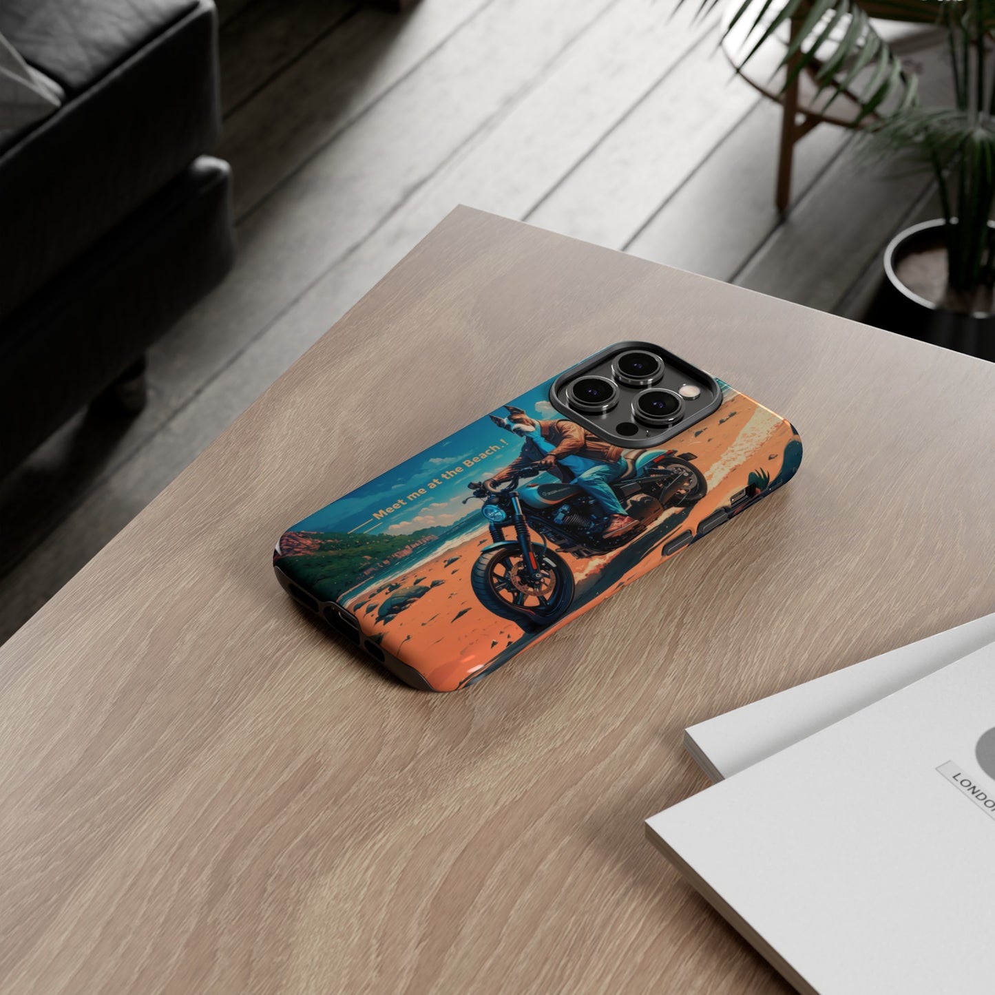 Let's Ride - Great Dane Biker Protective Phone Case