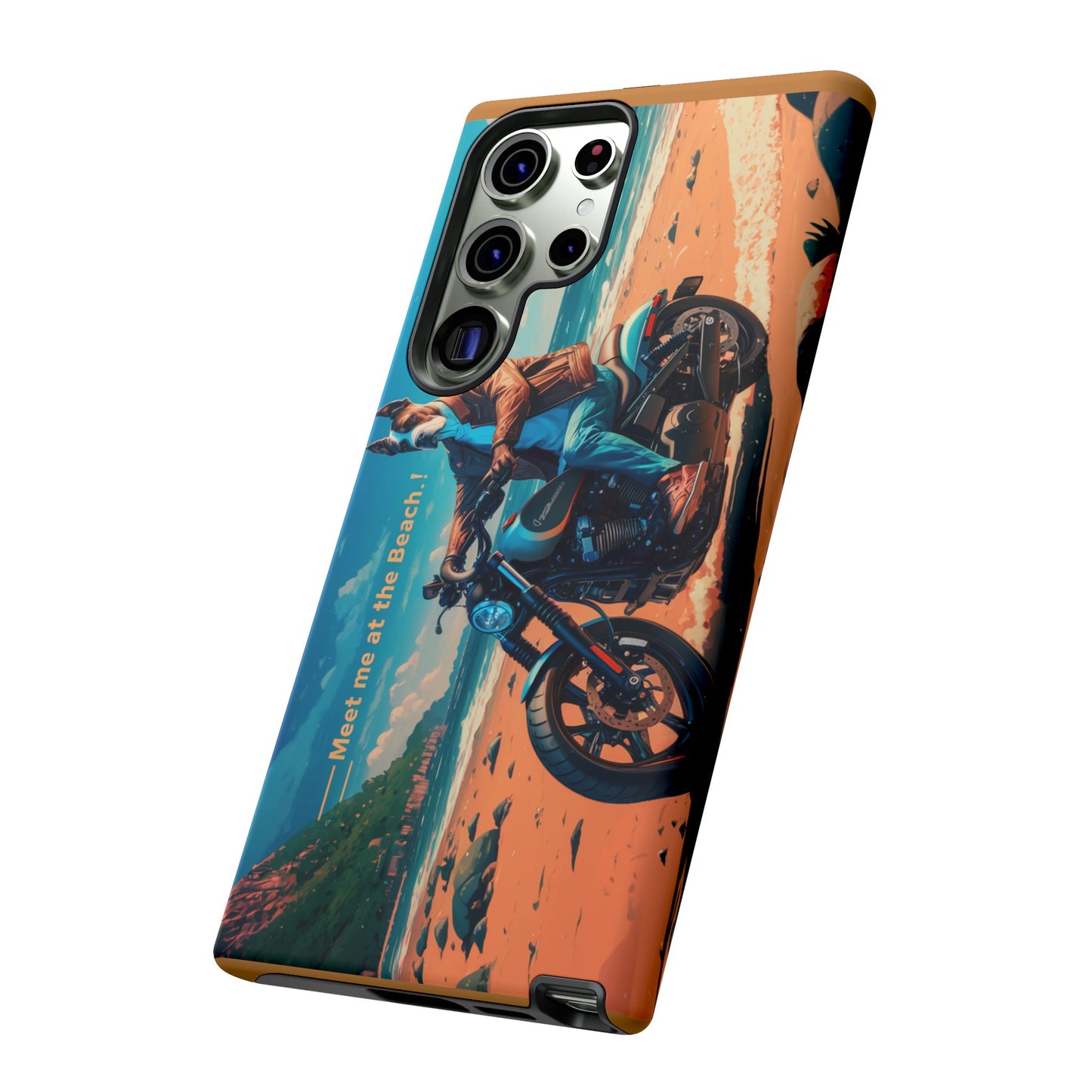 Let's Ride - Great Dane Biker Protective Phone Case