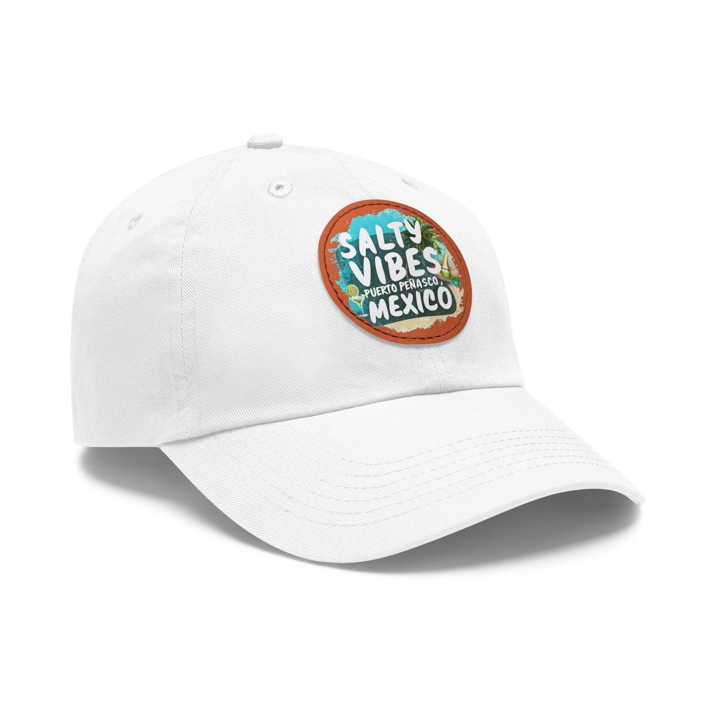 Salty Vibes Puerto Penasco Cap, Beach Hair Day Hat, Inspirational Beach Inspired Cap - Coastal Collections