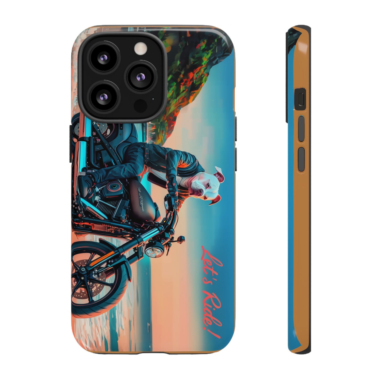 Let's Ride - Bulldog Biker Protective Phone Case