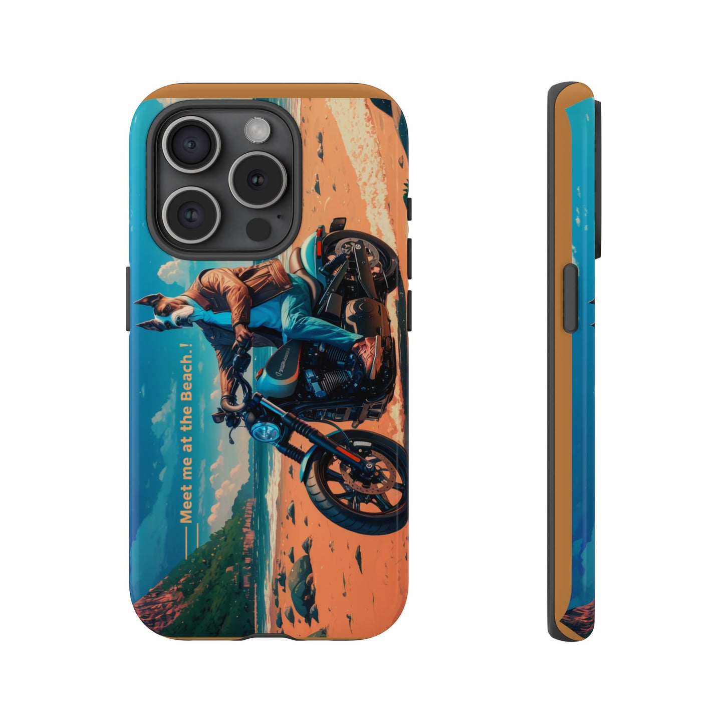 Let's Ride - Great Dane Biker Protective Phone Case