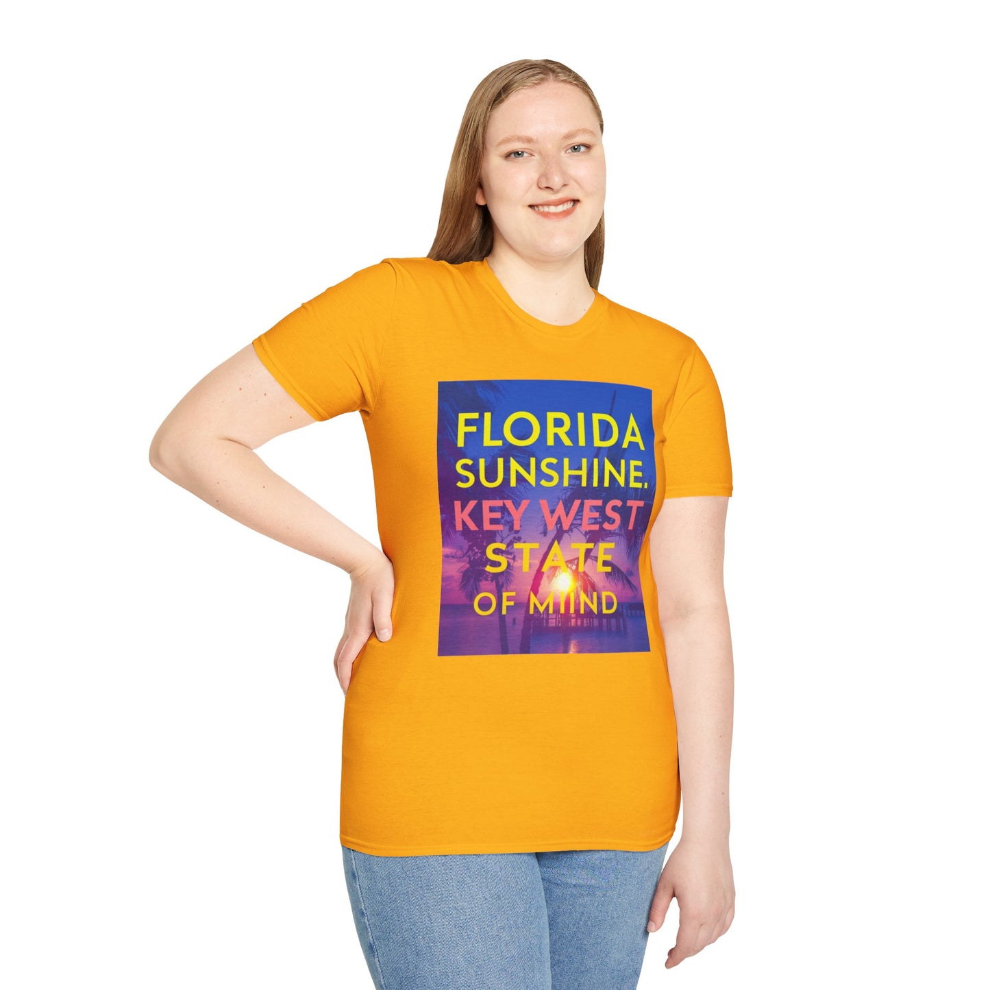 Florida Sunshine, Keywest - Unisex Softstyle T-Shirt