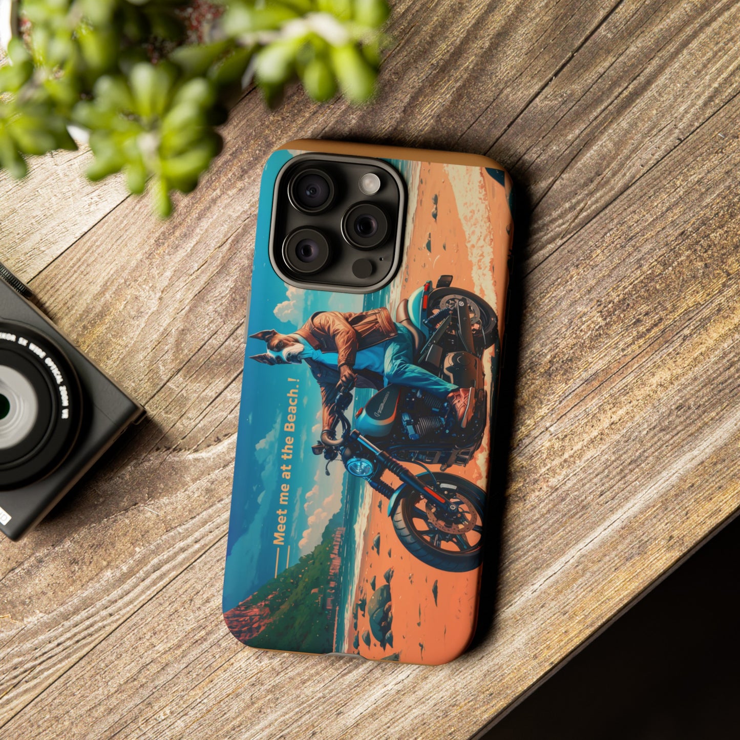 Let's Ride - Great Dane Biker Protective Phone Case