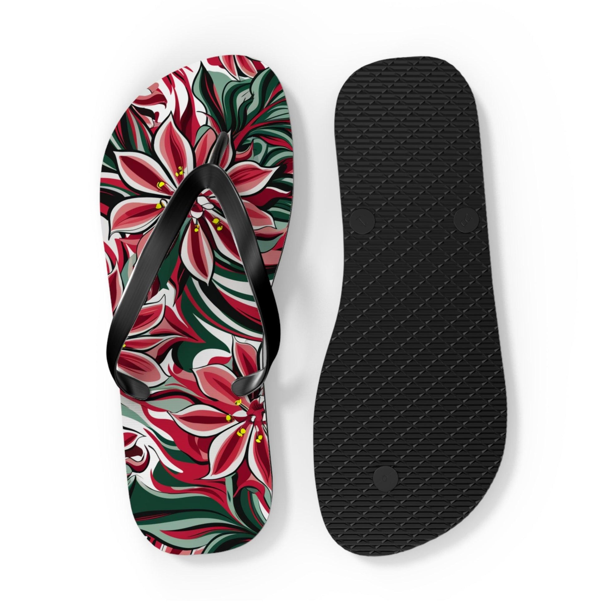 Oleander Flower Inspired Flip Flops, Express Your Beach Loving Self - Coastal Collections